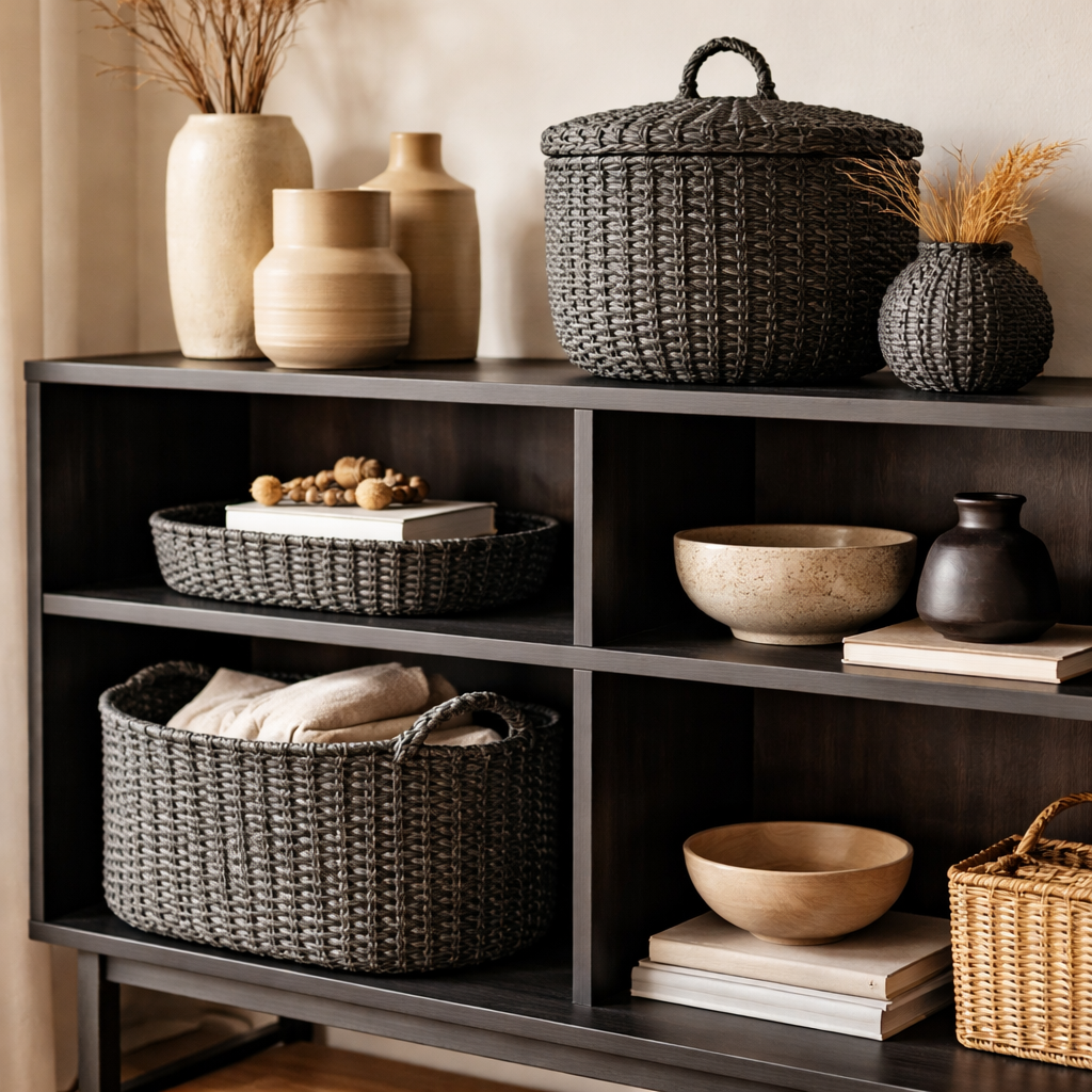 Casa Moderna Opbergmand Bali - Antraciet