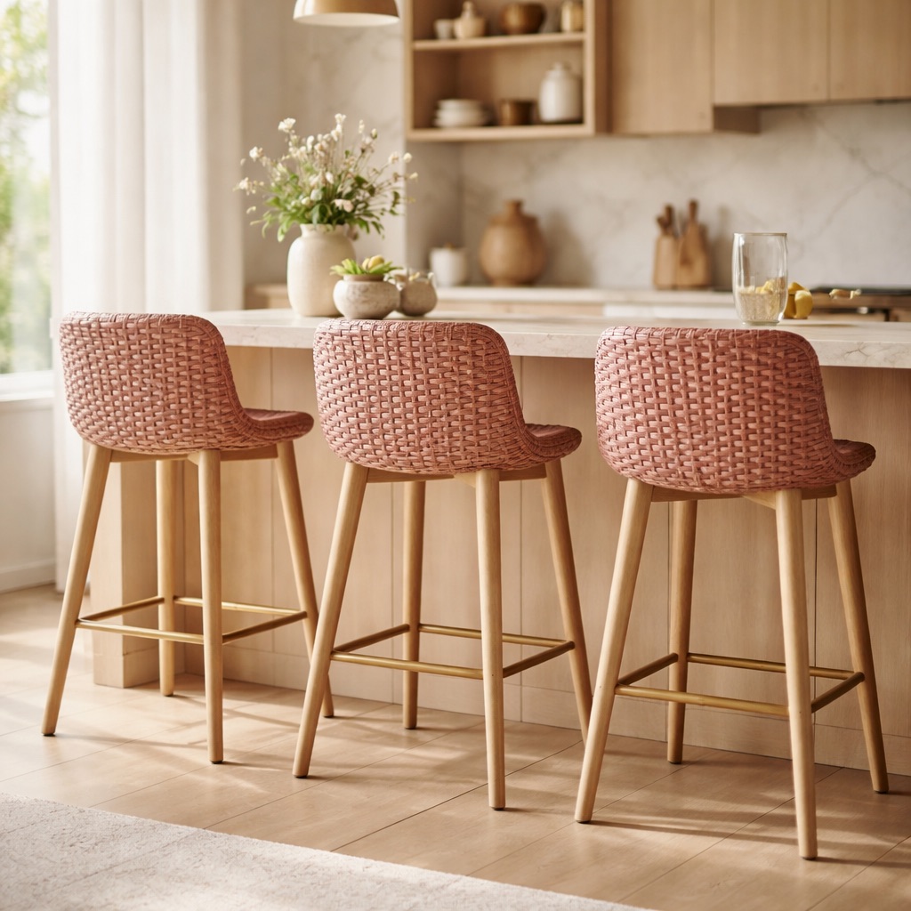 Dutch Design Co. Barkruk Malmö - Oudroze