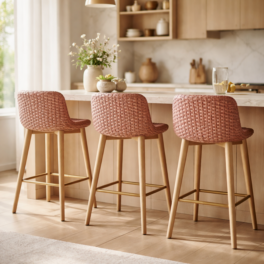 Dutch Design Co. Barkruk Malmö - Oudroze