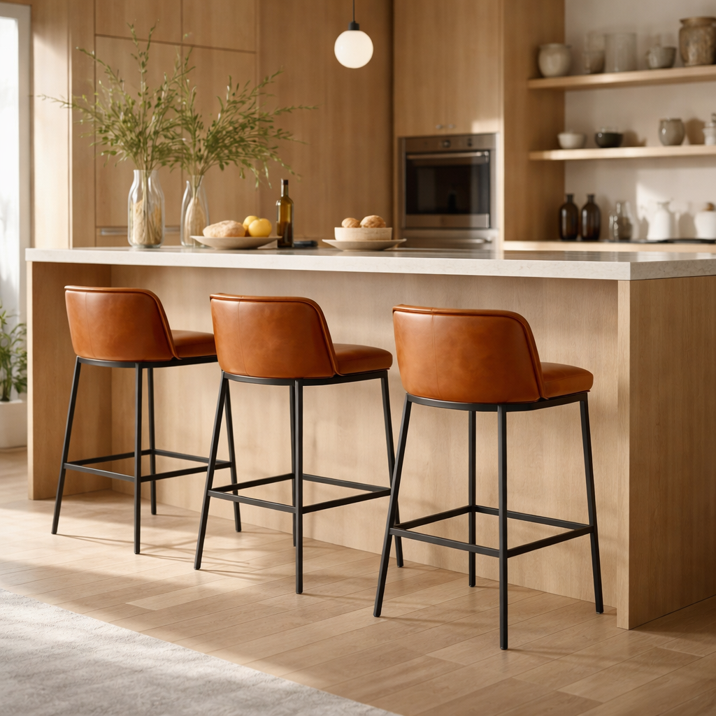 WonenXL Collection Barkruk Utrecht - Cognac