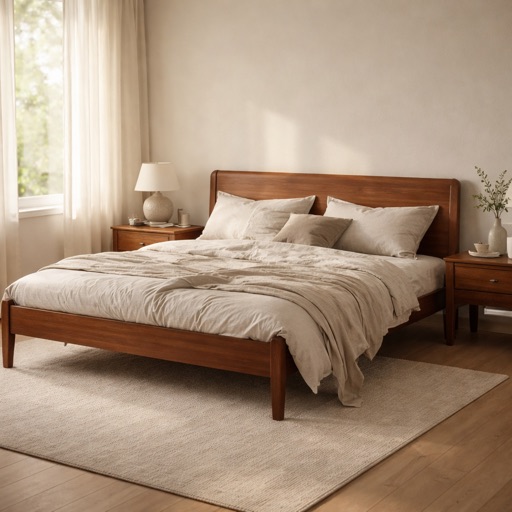 WonenXL Collection Ledikant Malmö - Walnoothout