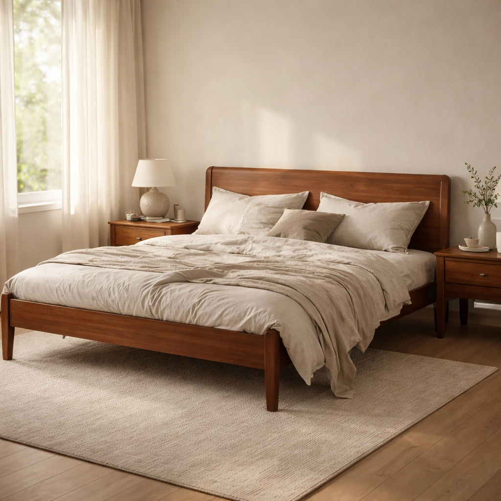 WonenXL Collection Ledikant Malmö - Walnoothout