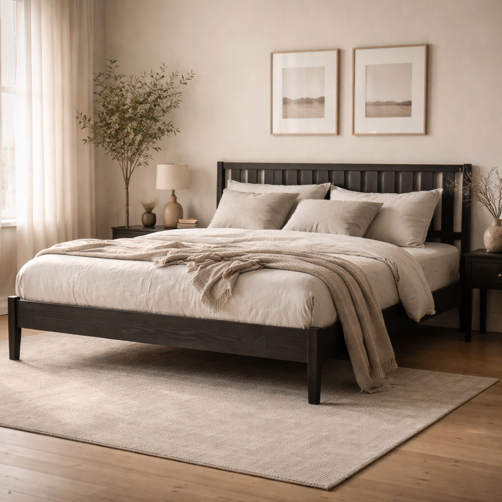 Zen Interiors Ledikant Torino - Antraciet