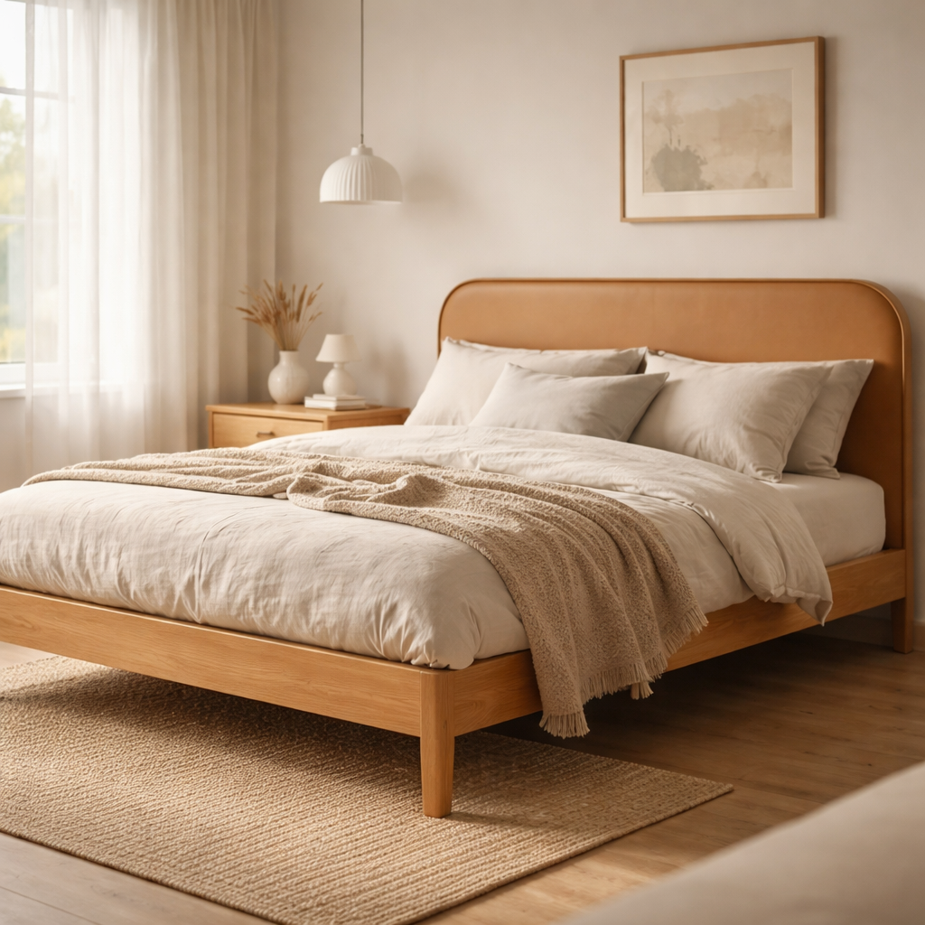 WonenXL Collection Tweepersoons bed Verona - Eiken naturel