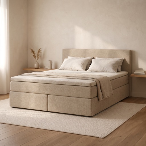 Nordic Living Boxspring Oslo - Beige