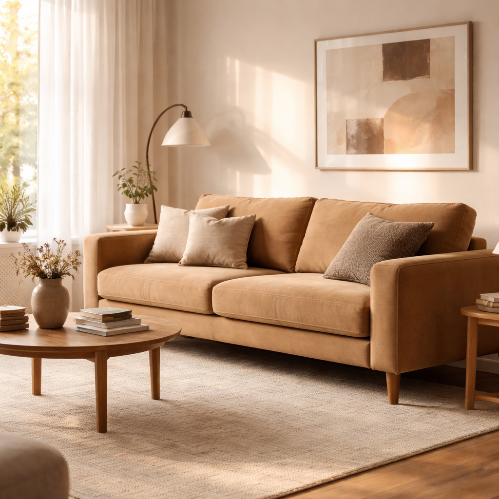 Dutch Design Co. 3-zitsbank Torino - Camel