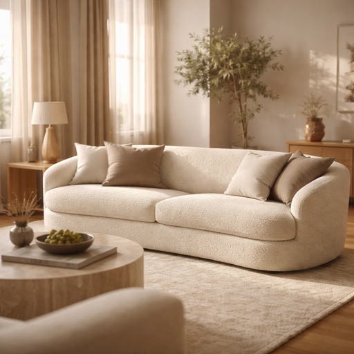 WonenXL Collection 3-zitsbank Vienna - Crème