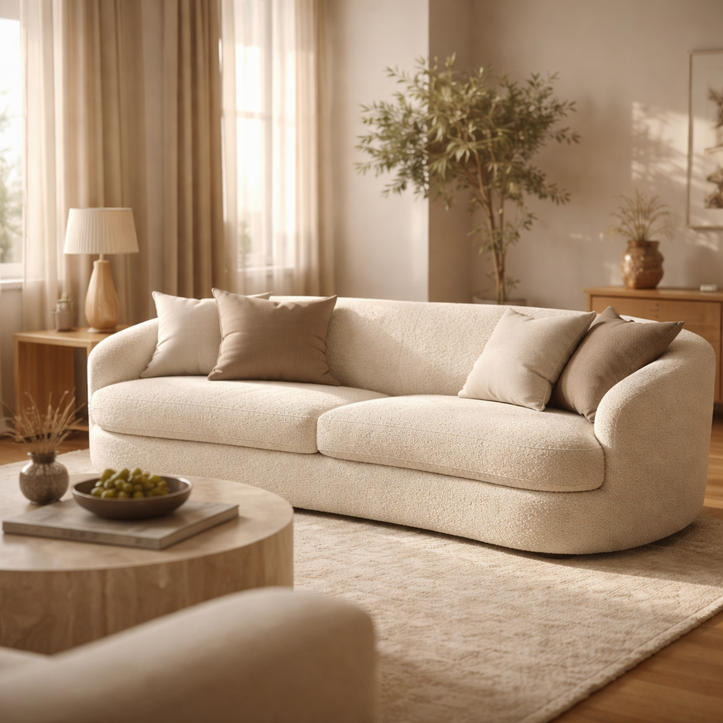 WonenXL Collection 3-zitsbank Vienna - Crème