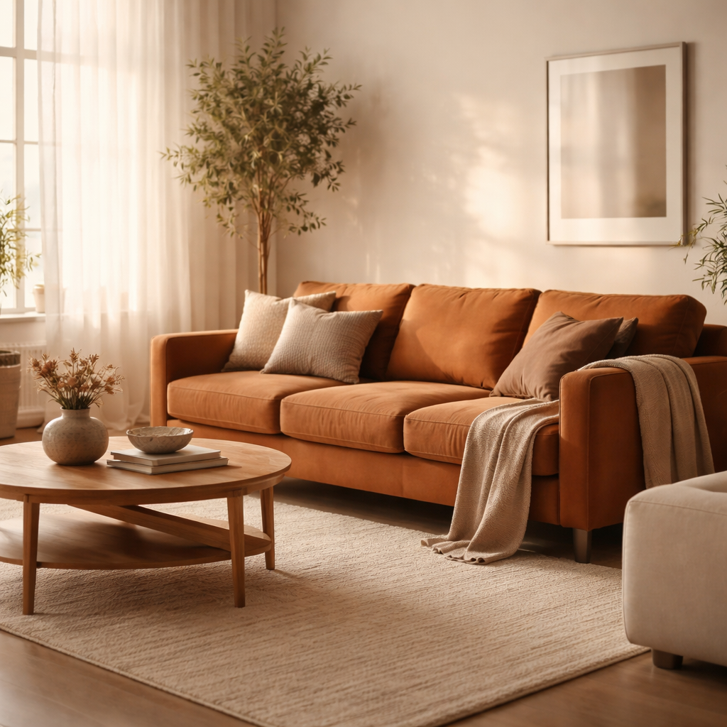 WonenXL Collection 4-zitsbank Kyoto - Cognac