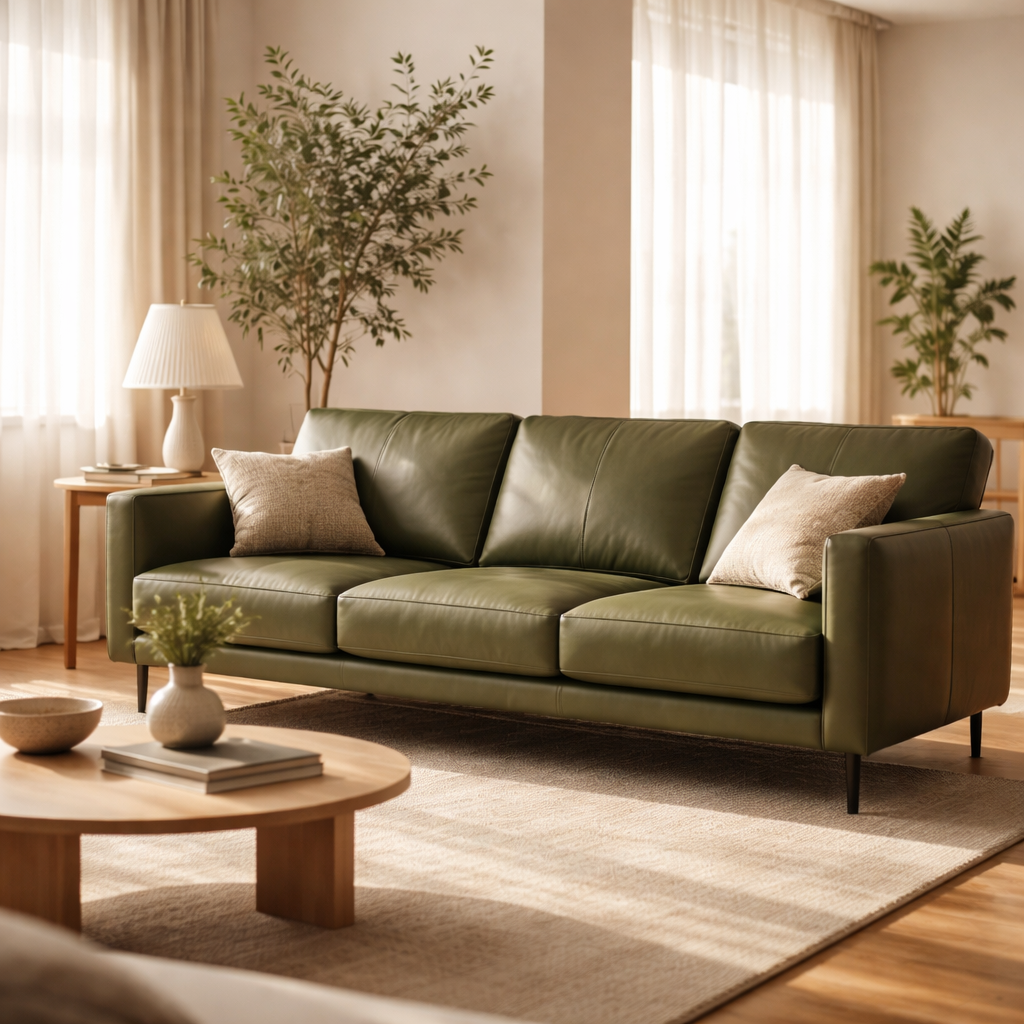 OakWood Originals 3-zitsbank Porto - Mosgroen