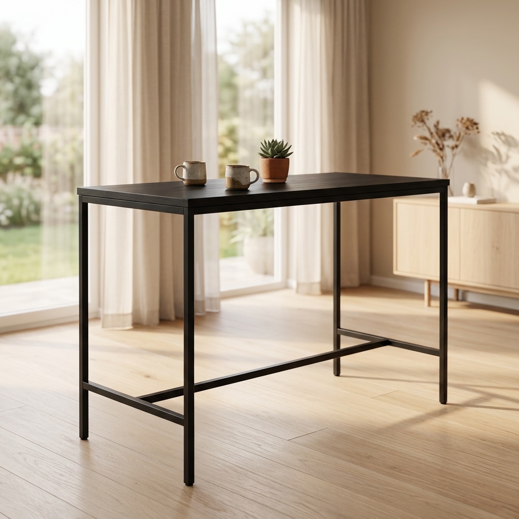 Urban Loft Bartafel Brooklyn - Zwart