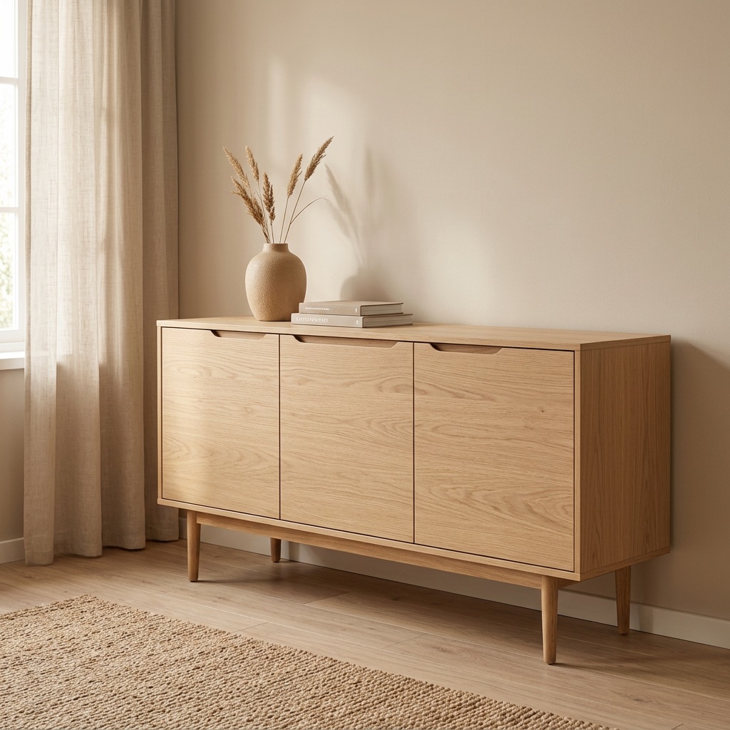Nordic Living Dressoir Oslo - Eiken naturel