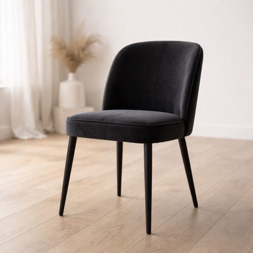 WonenXL Collection Eetkamerstoel Verona - Zwart