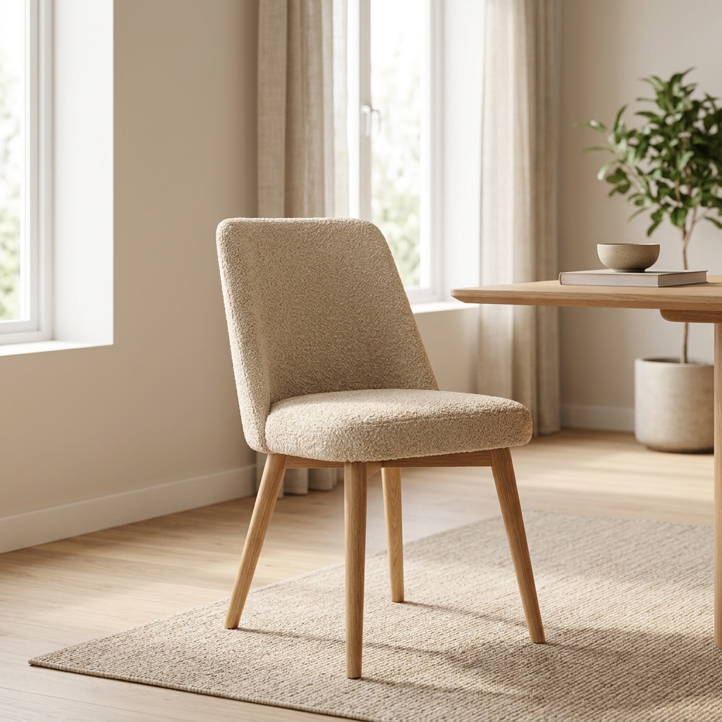 Nordic Living Eetkamerstoel Oslo - Beige