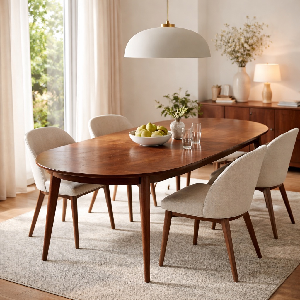 Zen Interiors Ovale eettafel Ibiza - MDF gelakt 237x95