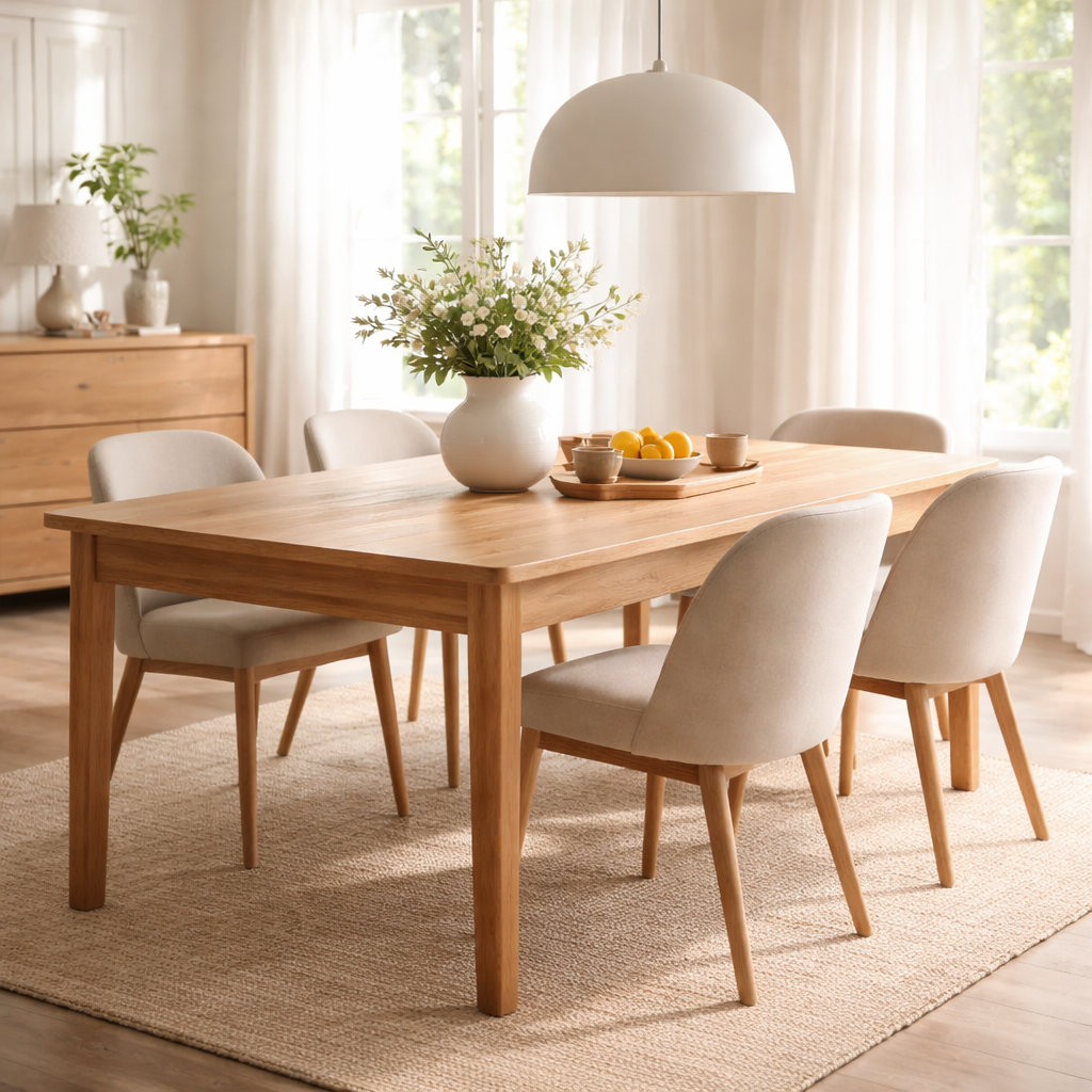 Timbercraft Ovale eettafel Leiden - MDF gelakt 202x96