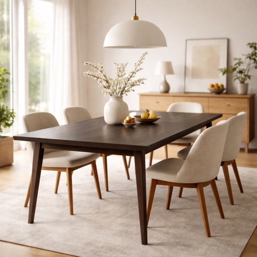 Dutch Design Co. Ovale eettafel Normandie - Walnoothout 133x138