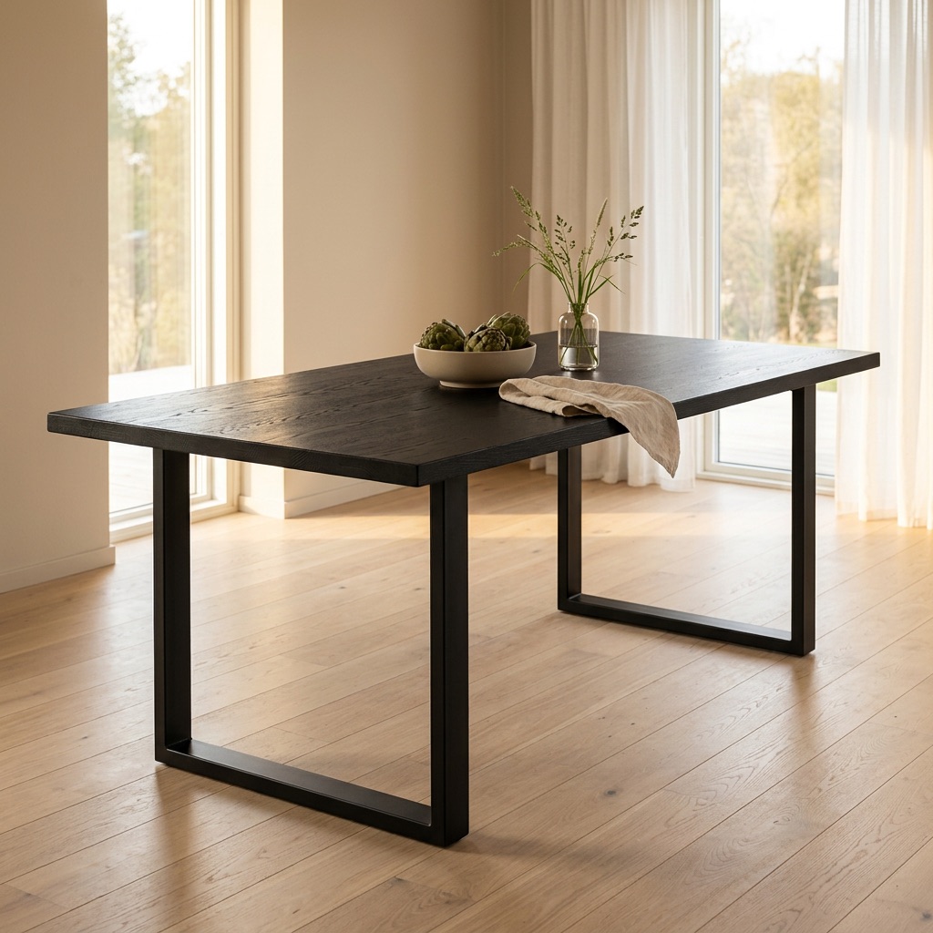 Urban Loft Eettafel Bergen - Zwart