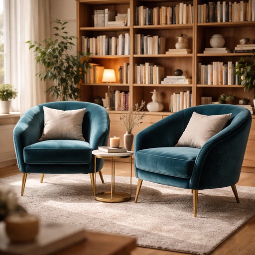 WonenXL Collection Loungestoel Leiden - Petrolblauw