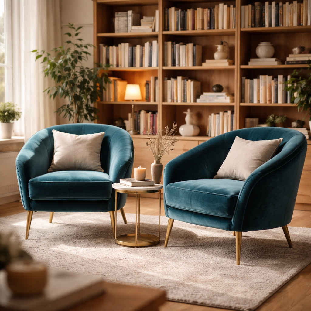 WonenXL Collection Loungestoel Leiden - Petrolblauw