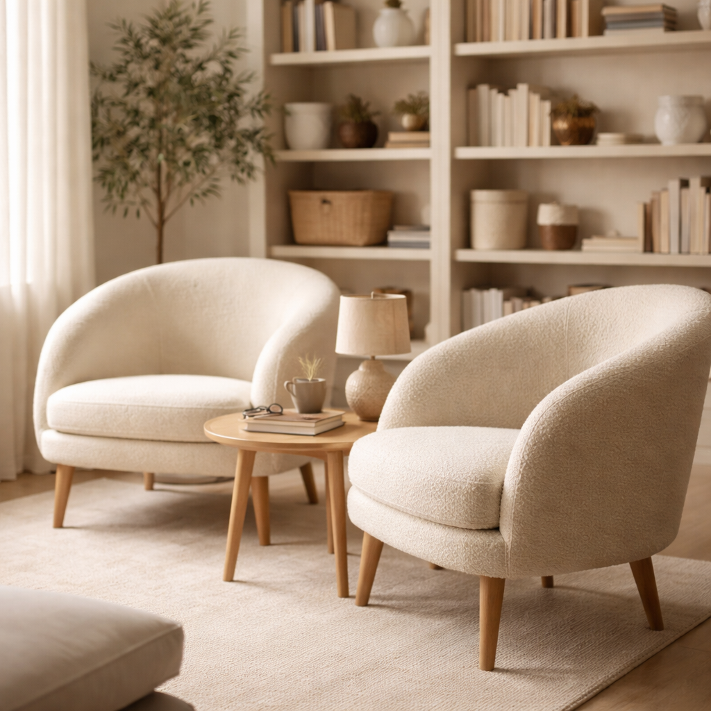 WonenXL Collection Fauteuil Oslo - Crème