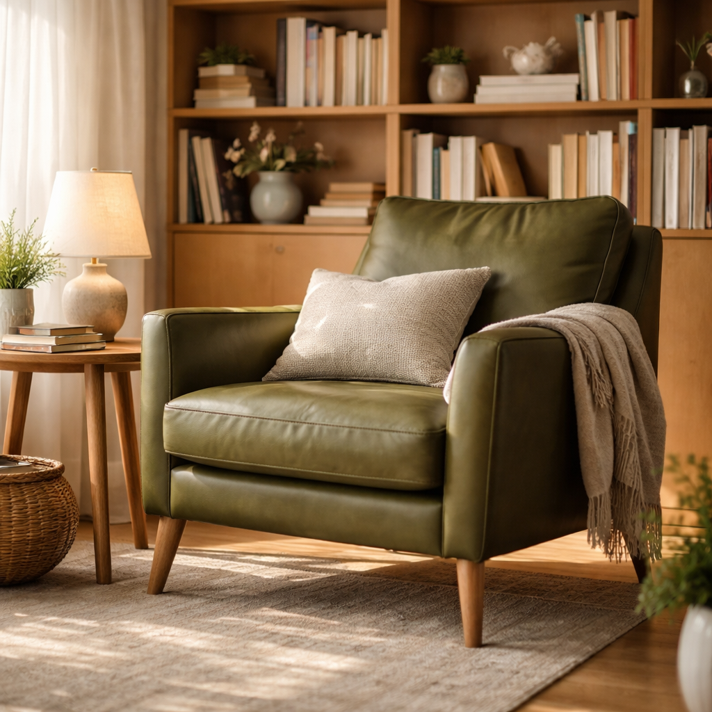 Casa Moderna Oorfauteuil Zurich - Mosgroen