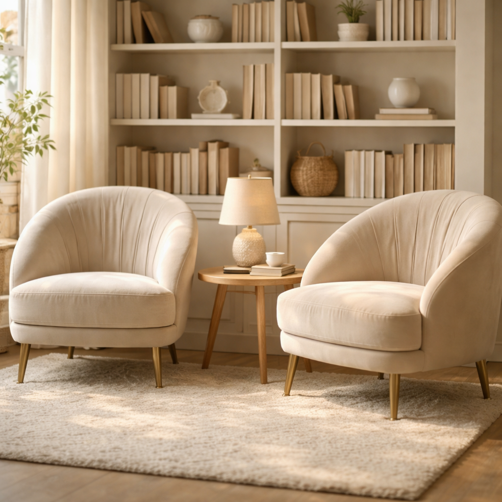 Studio Milano Oorfauteuil Provence - Crème