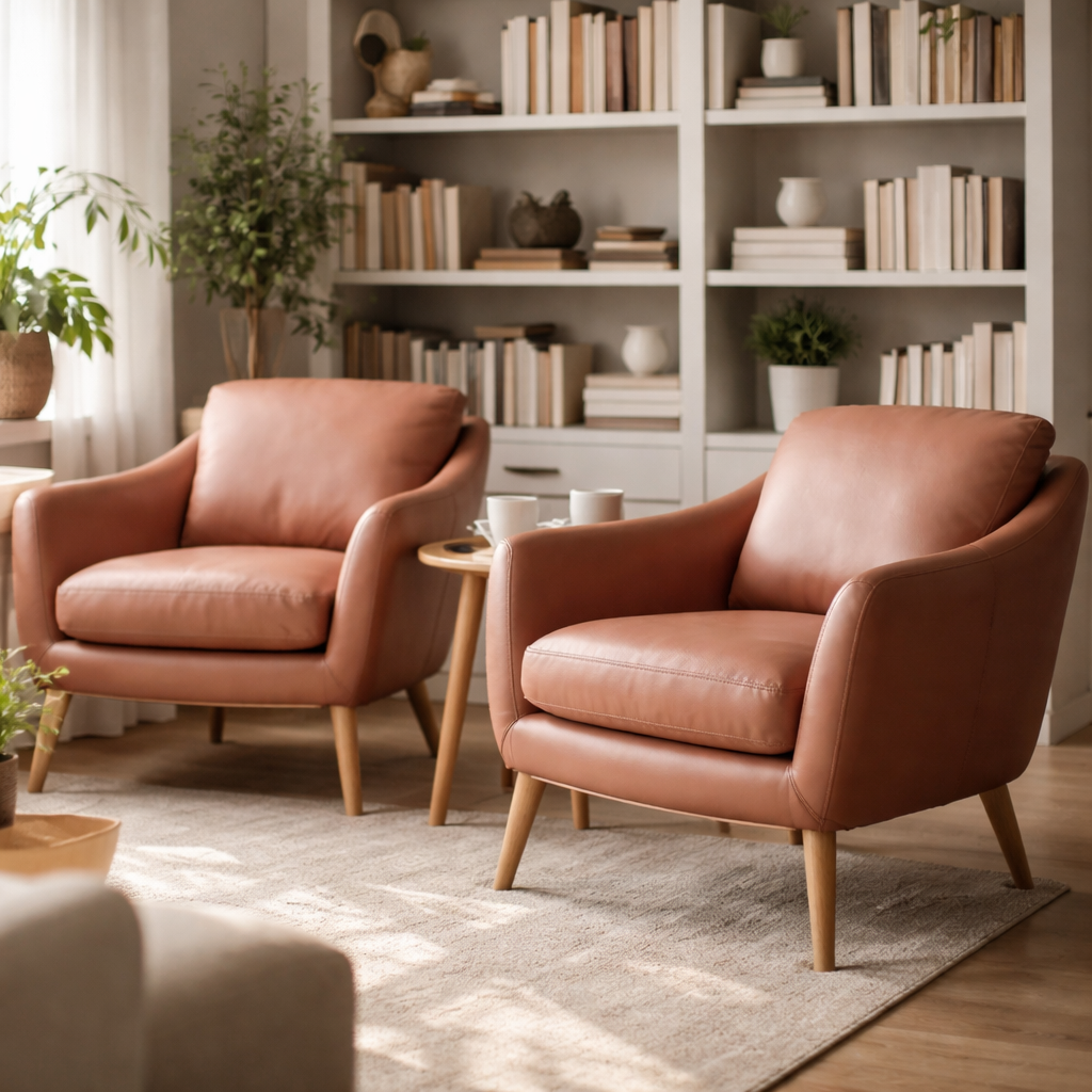 Nordic Living Draaibare fauteuil Nara - Oudroze