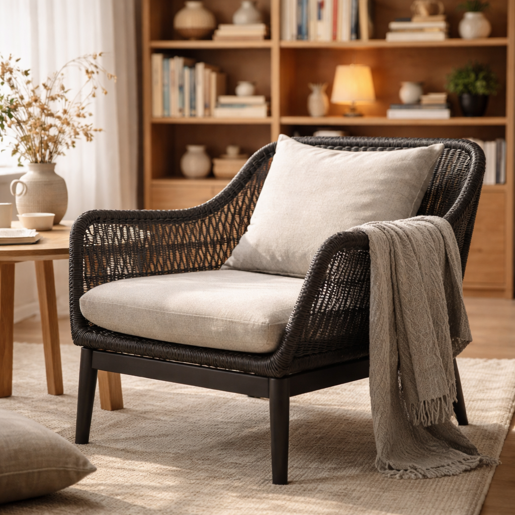 WonenXL Collection Draaibare fauteuil Ibiza - Antraciet