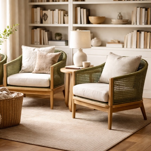 WonenXL Collection Oorfauteuil Utrecht - Olijfgroen