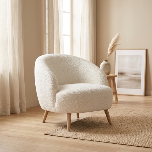 Maison Belle Loungestoel Chelsea - Wit