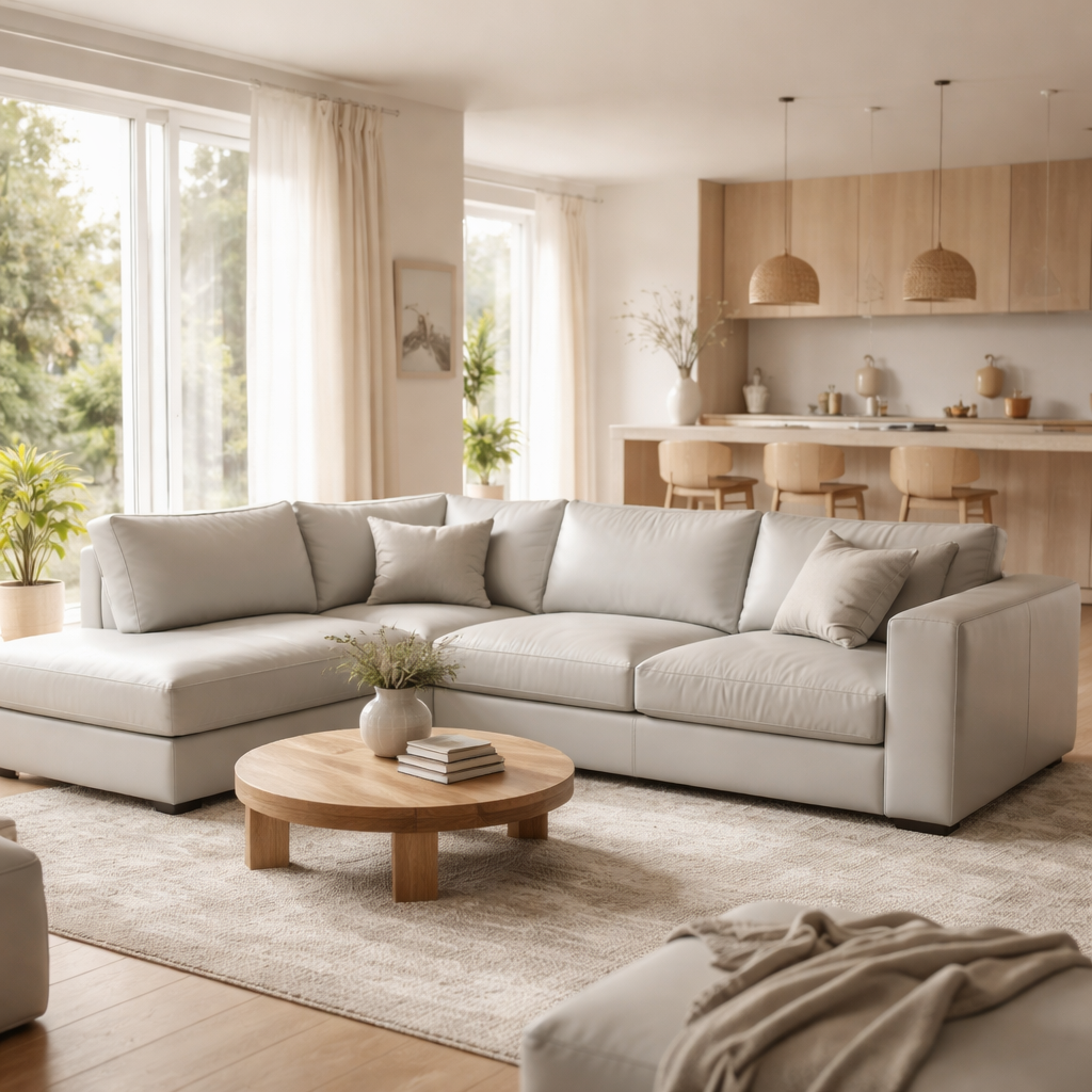 WonenXL Collection Hoekbank rechts Milano - Lichtgrijs