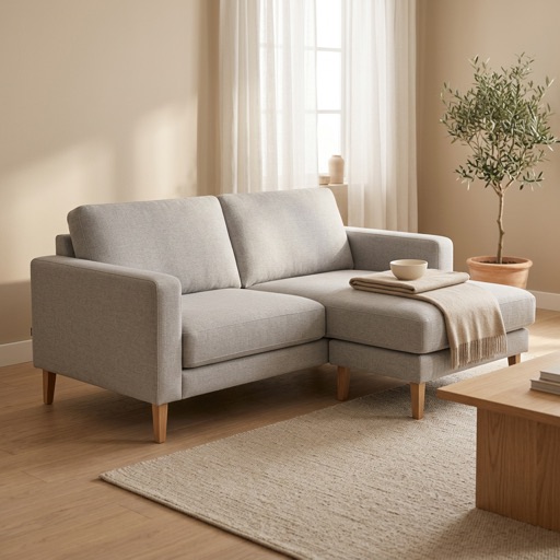 Comfort Zone Chaise longue bank Helsinki - Lichtgrijs