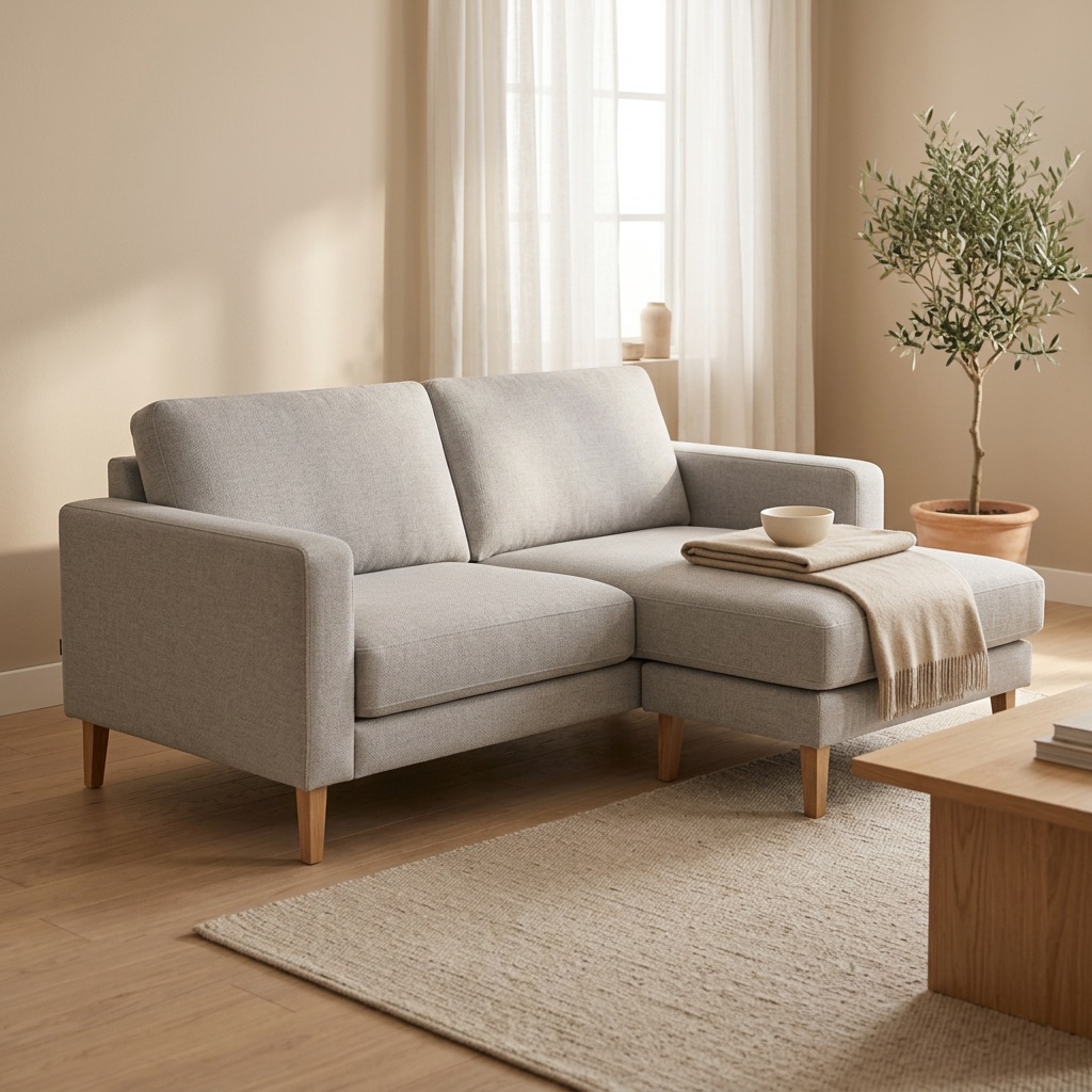 Comfort Zone Chaise longue bank Helsinki - Lichtgrijs