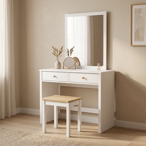 Maison Belle Kaptafel Chelsea - Wit