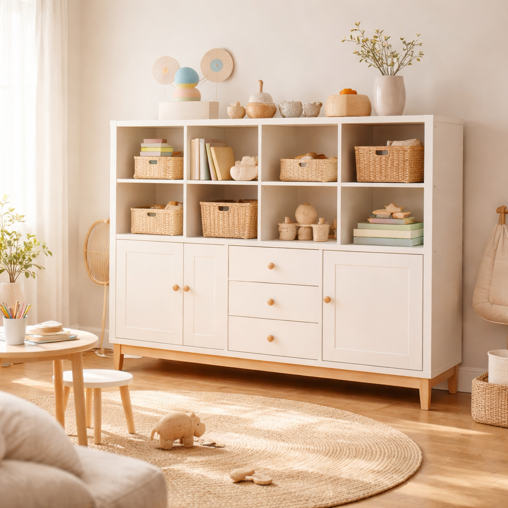 WonenXL Collection Speelgoedkist Delft - Wit