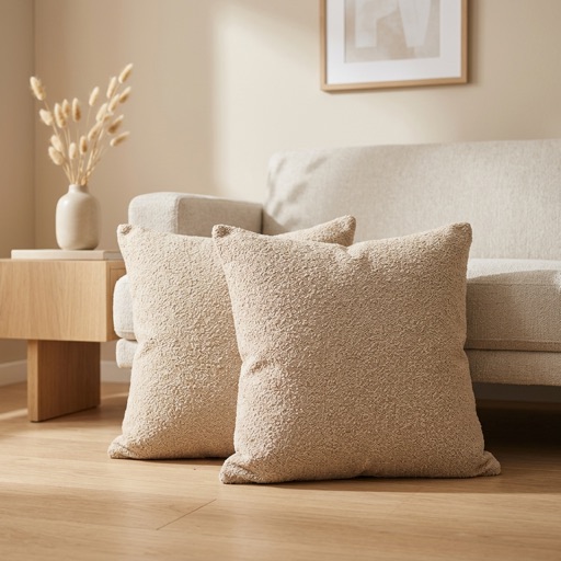 Nordic Living Sierkussen set Oslo - Beige