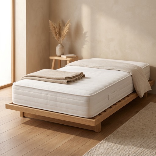Comfort Zone Pocketvering matras Basic 90 x 200 - Wit