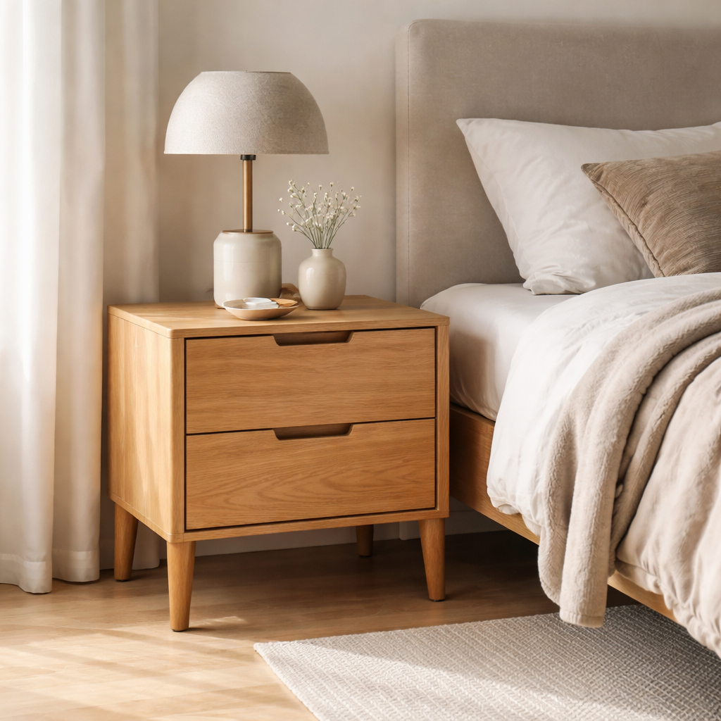 Dutch Design Co. Nachtkastje met laden Kyoto - Eiken naturel