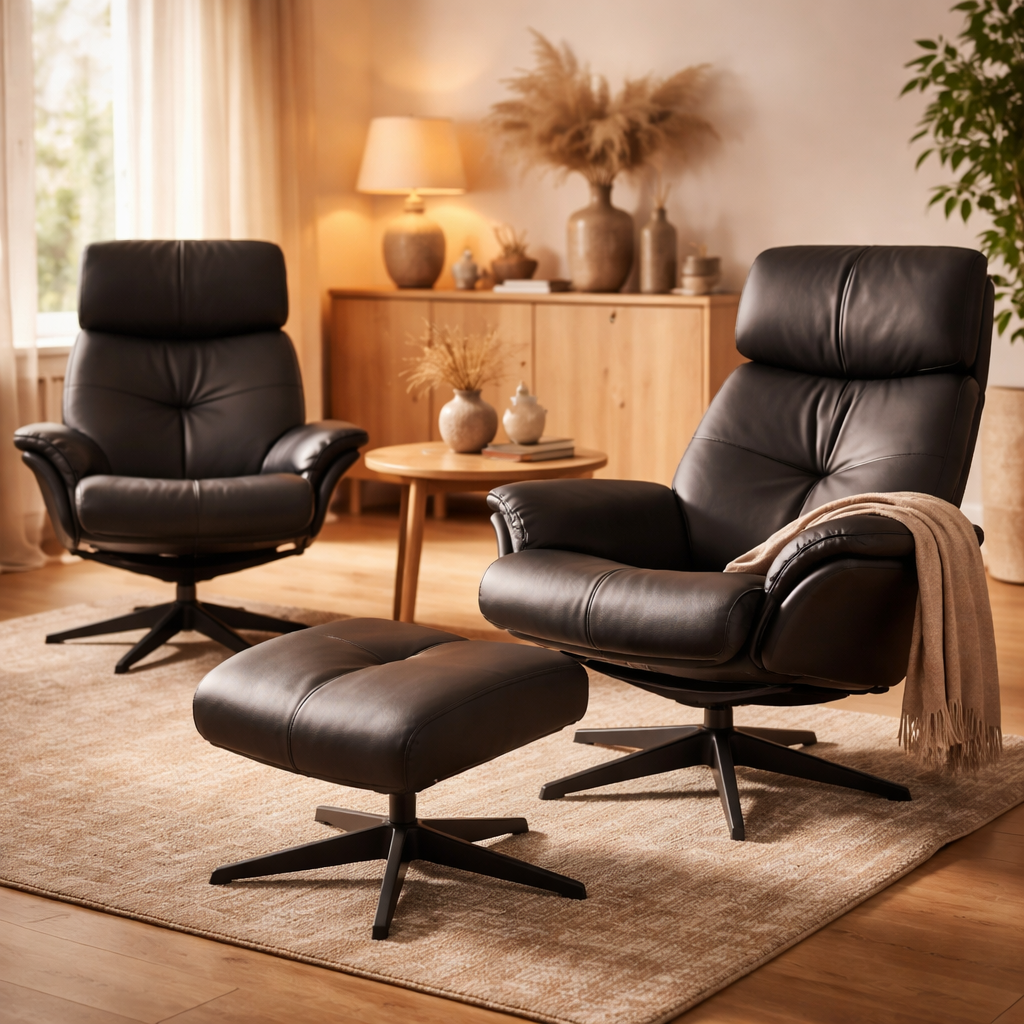 WonenXL Collection Relaxfauteuil Normandie - Zwart
