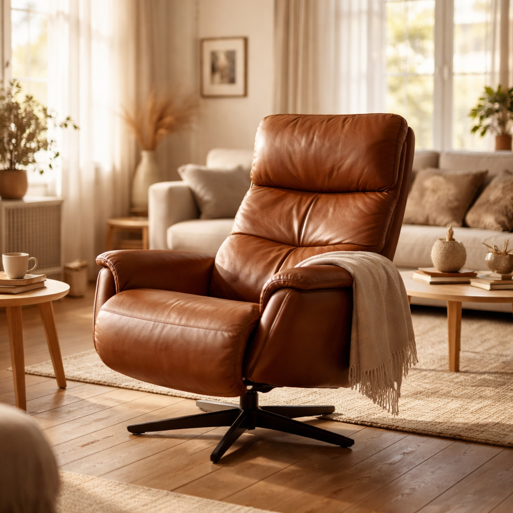 Timbercraft Relaxfauteuil Sevilla - Cognac