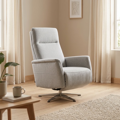 WonenXL Collection Relaxfauteuil Provence - Lichtgrijs