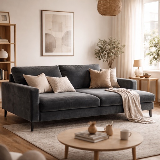 Maison Belle Slaapbank met opbergruimte Zurich - Donkergrijs
