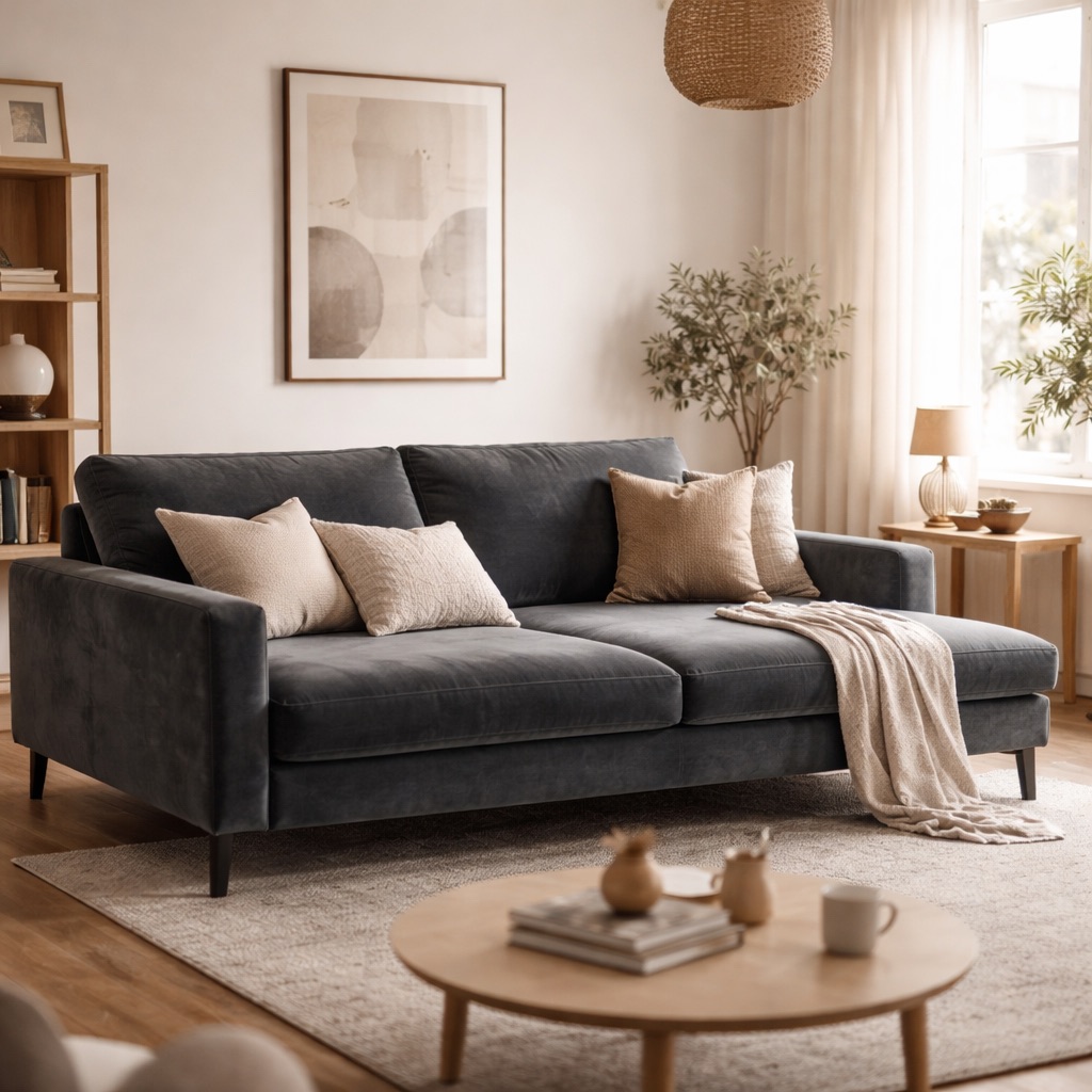 Maison Belle Slaapbank met opbergruimte Zurich - Donkergrijs