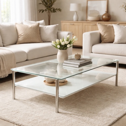 Zen Interiors Salontafel met opbergruimte Stockholm - Wit