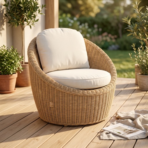 Casa Moderna Loungestoel tuin Ibiza - Naturel