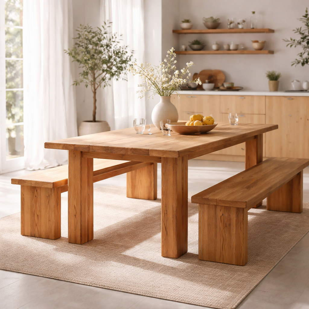 Studio Milano Tuinset 4-persoons Brooklyn - Eiken naturel