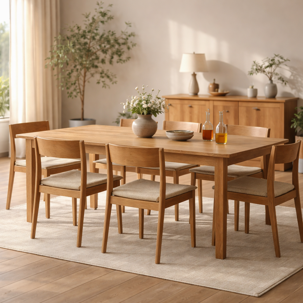 WonenXL Collection Loungebank tuin Basel - Eiken naturel