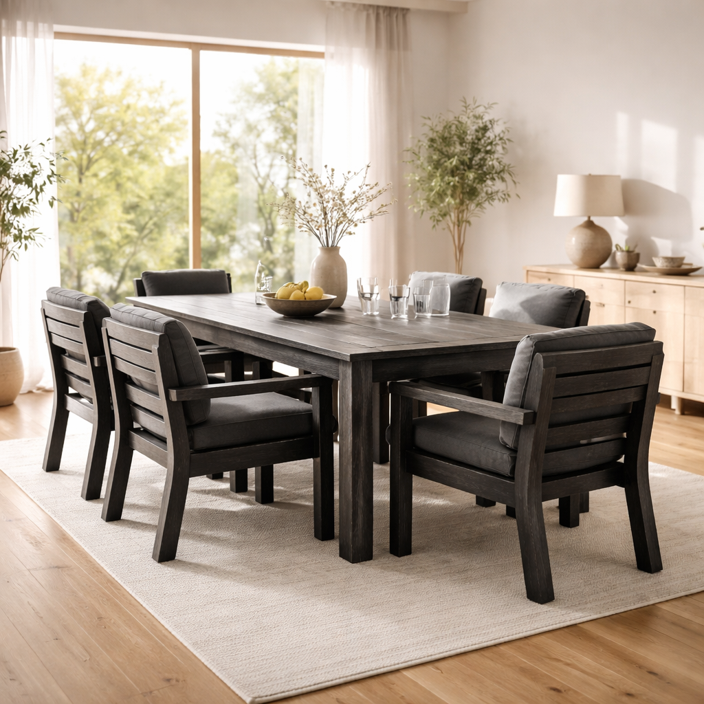 Urban Loft Tuinset 6-persoons Copenhagen - Antraciet