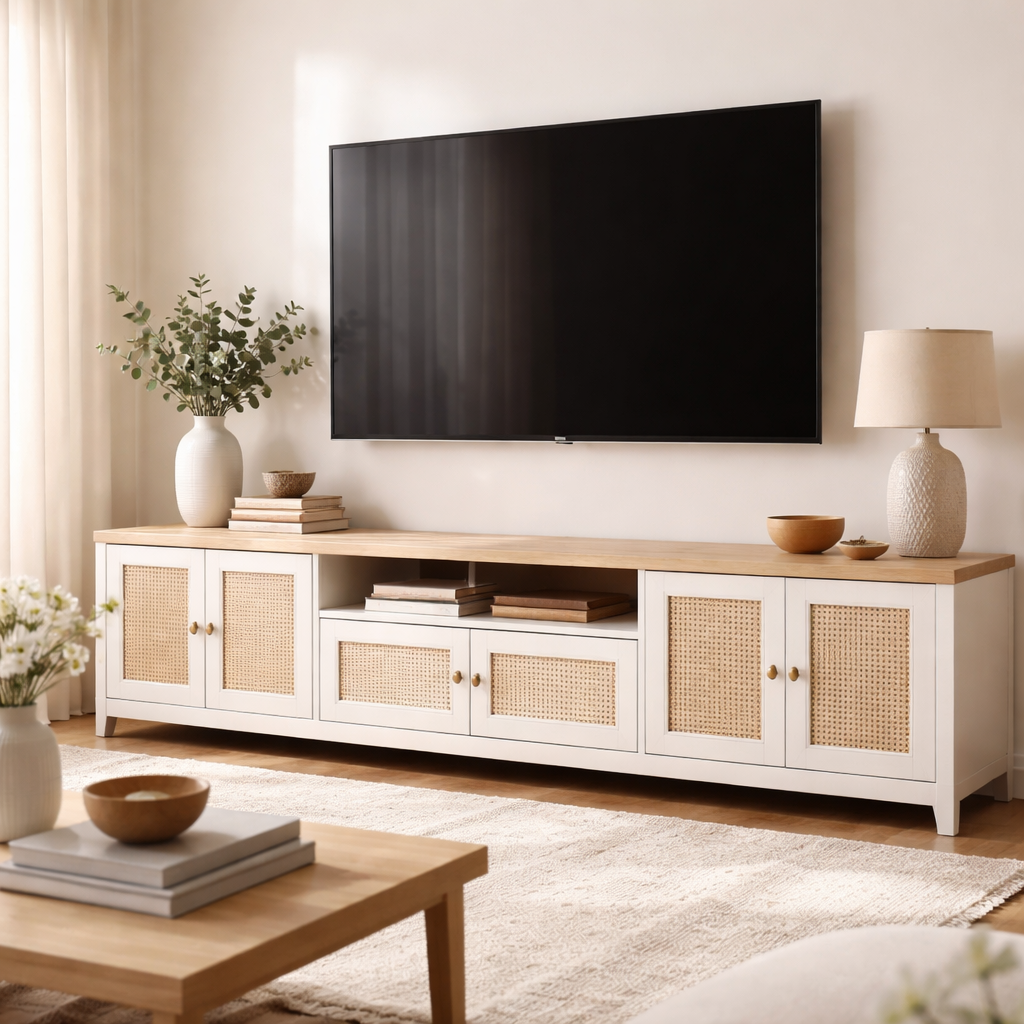 Zen Interiors TV-kast met deuren Helsinki - Wit